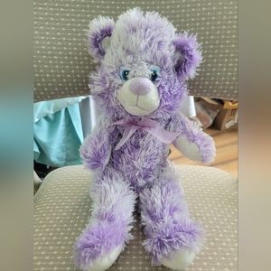 Fuzzy Teddy Bear with Bow